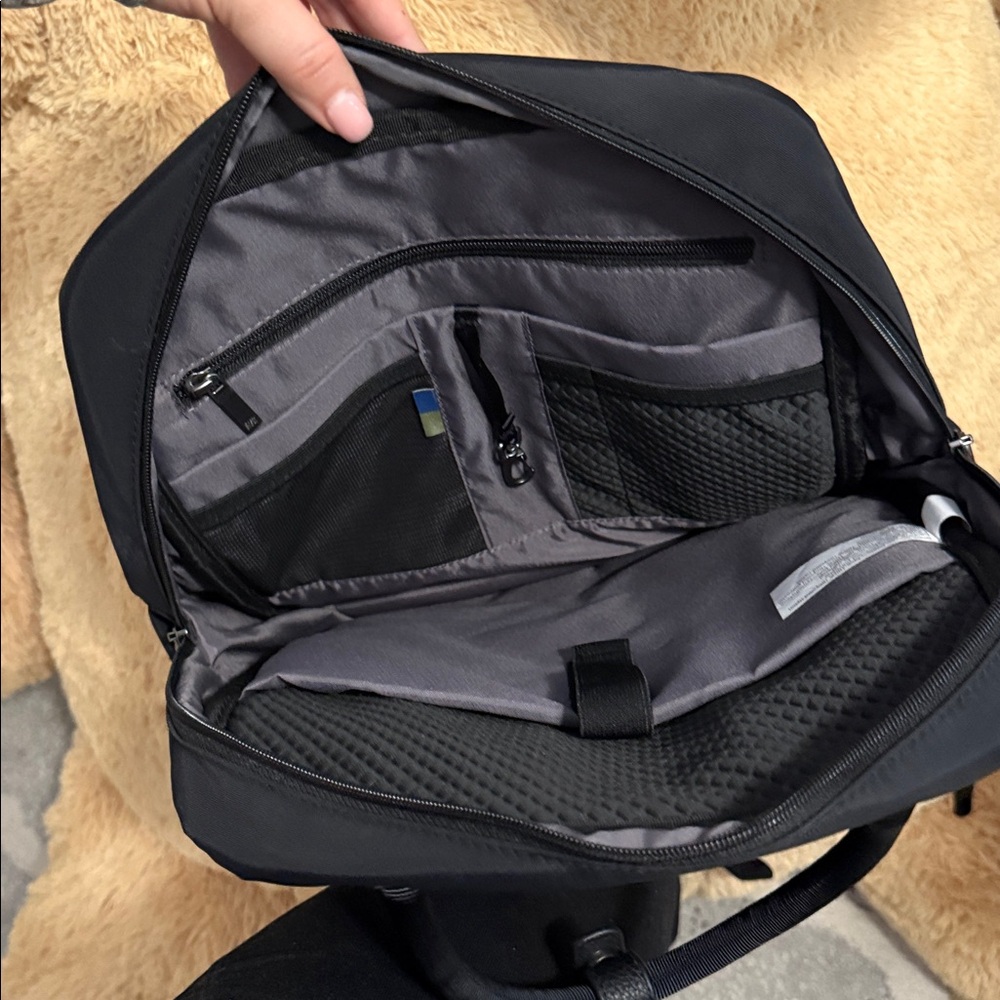 Black Backpack for Men - Picture 4 of 7